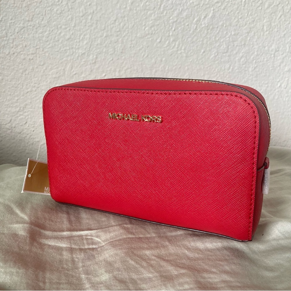 Michael Kors Red Clutch Bag
